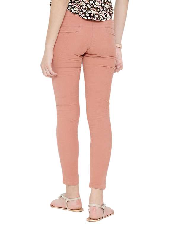 peach cotton jegging - 12165449 - Standard Image - 2