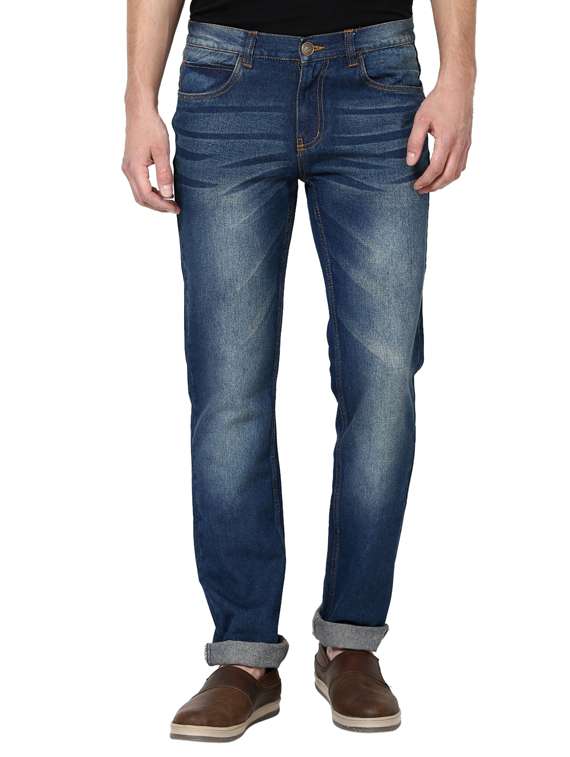 newport slim fit men blue jeans