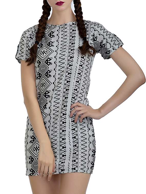 keyhole back sheath dress