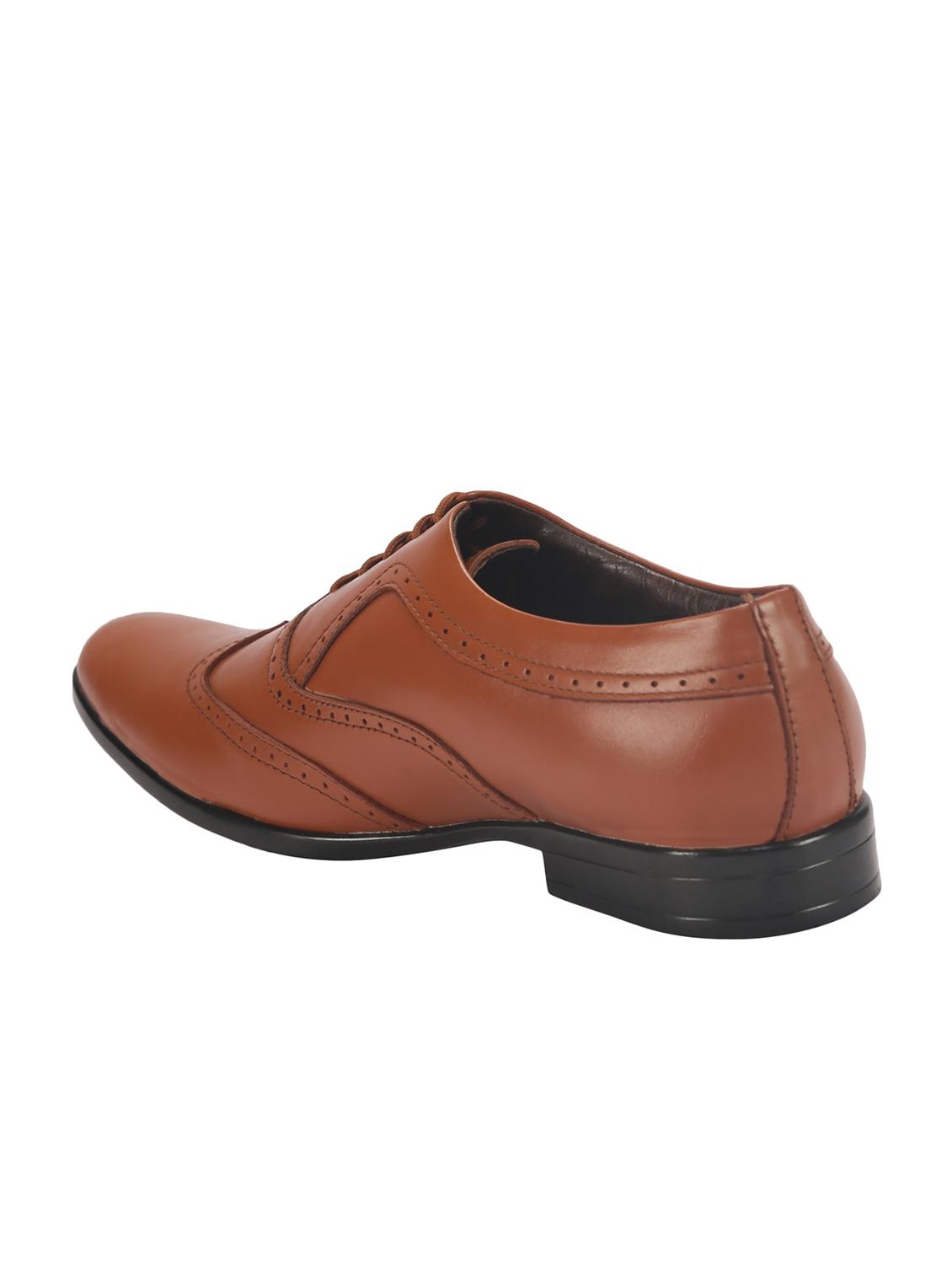 tan leather brouge - 12185252 - Standard Image - 2