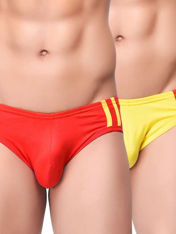 multi colored cotton brief
