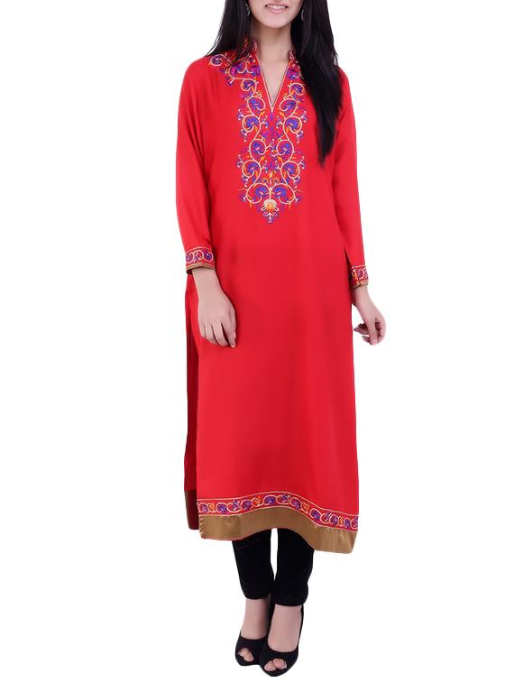 women's straight kurta - 12215126 -  Zoom Image - 0