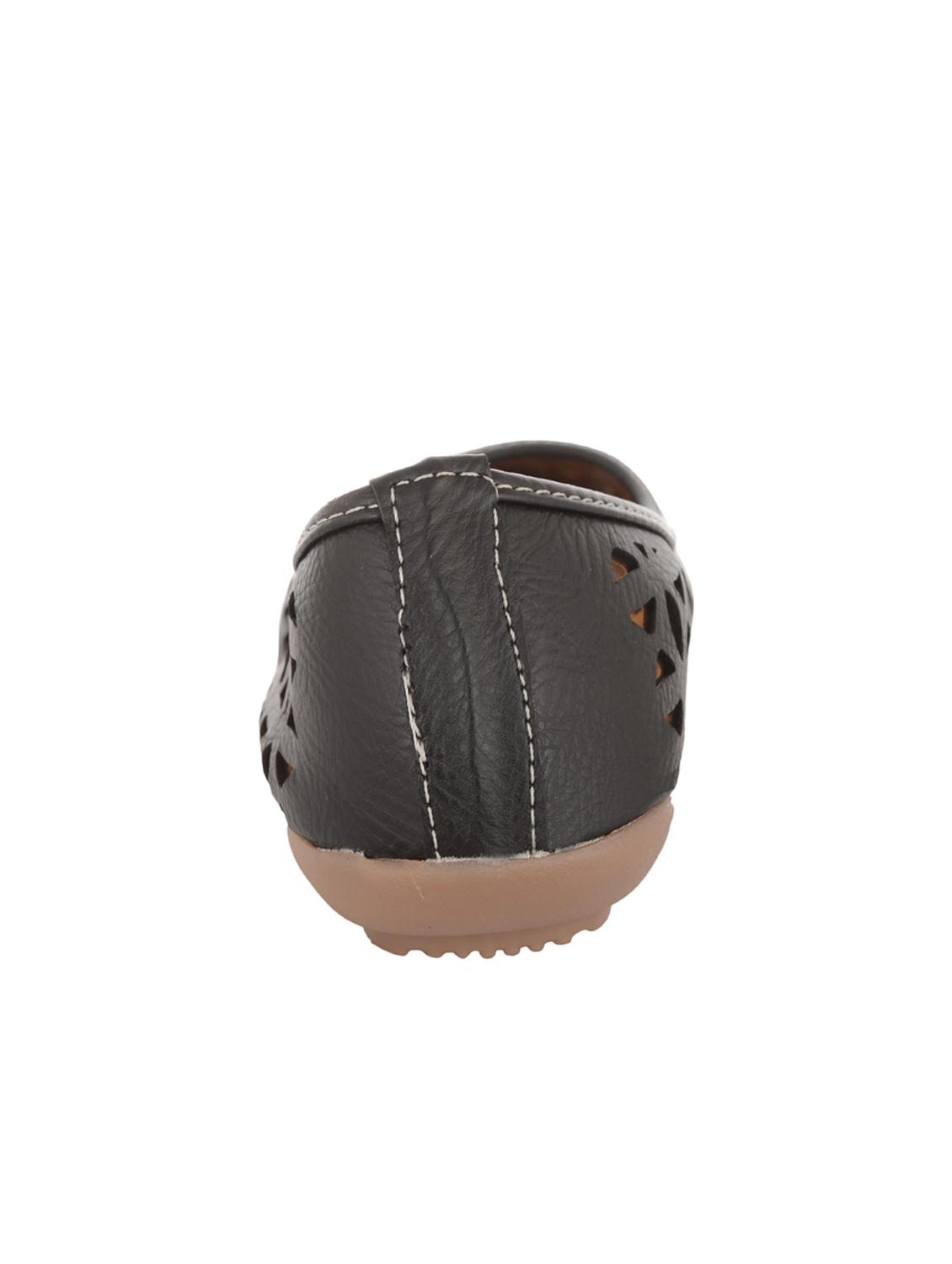 black pu ballerina - 12220967 - Standard Image - 2