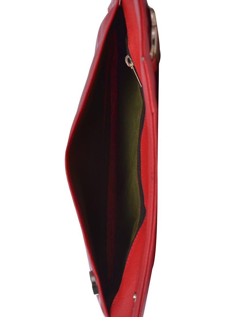 red leatherette sling bag - 12221062 - Standard Image - 2