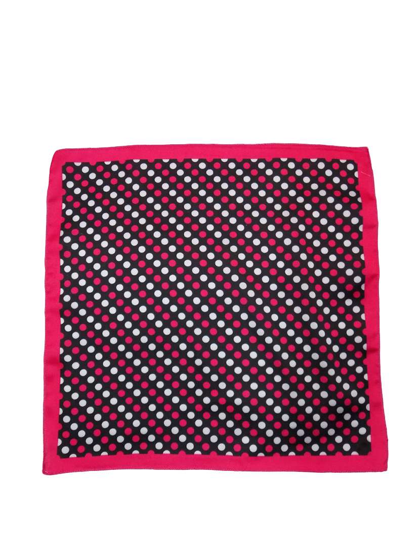 pink polyester handkerchief