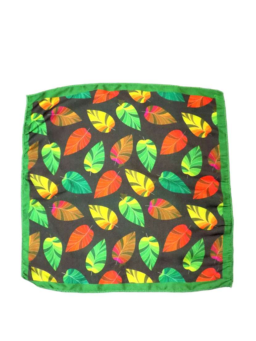 green polyester handkerchief