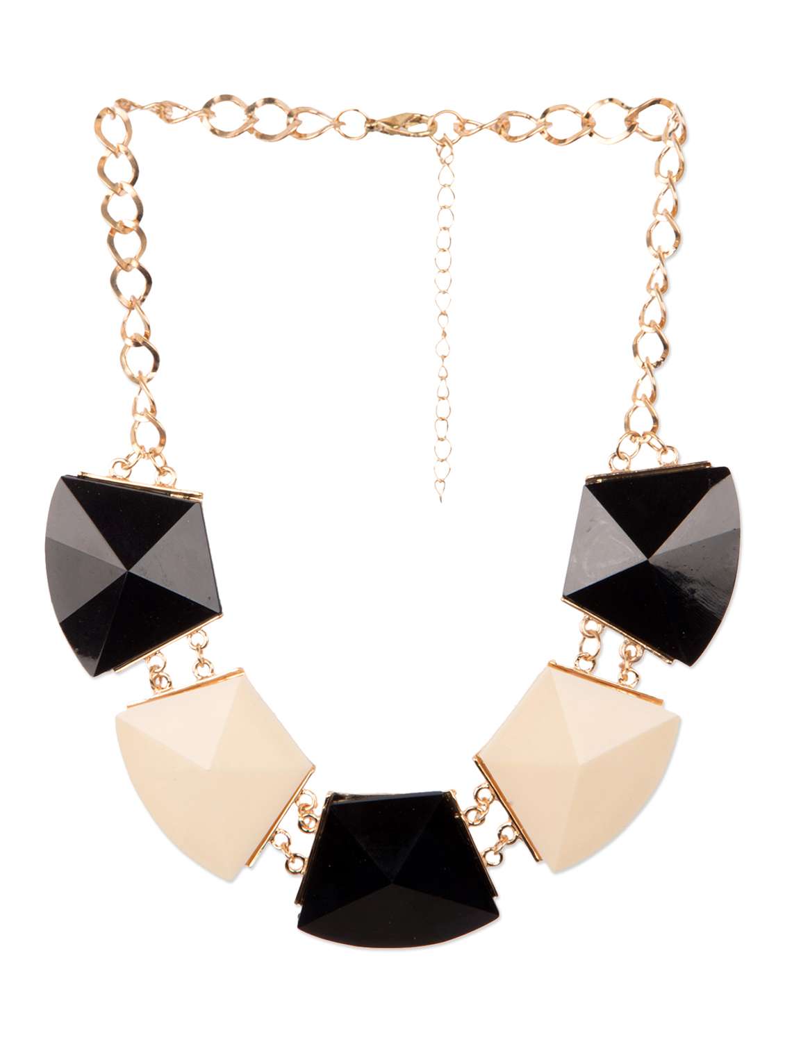 Diva Walk black alloy necklace