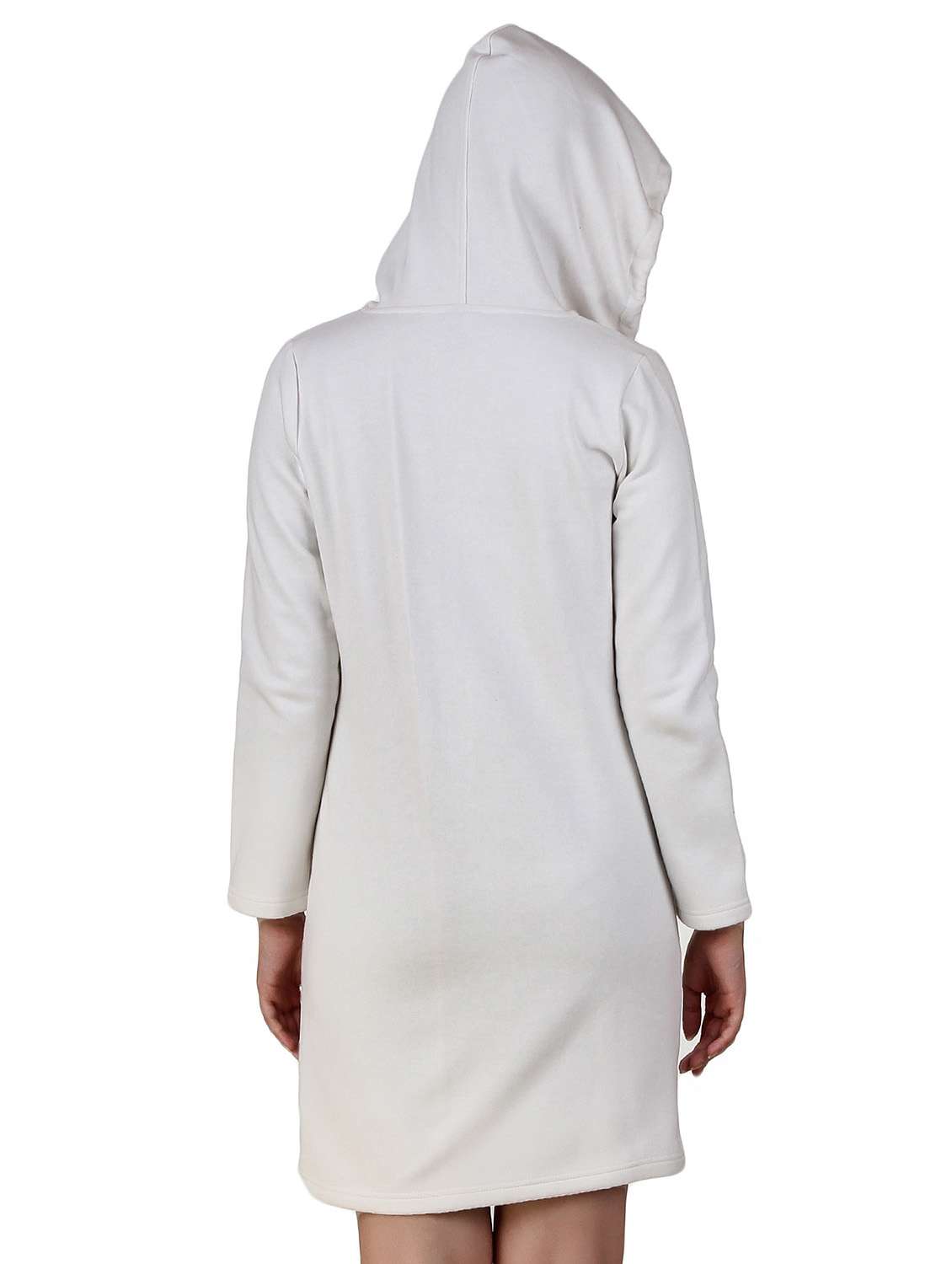 solidwhite fleece over coat - 12251268 -  Standard Image - 2