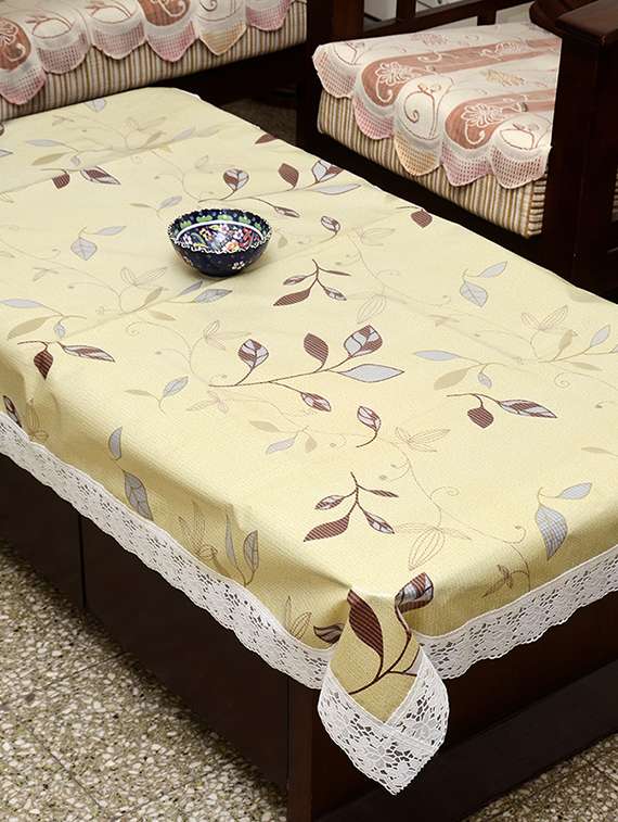 azalea eva 4 seater floral printed table cover