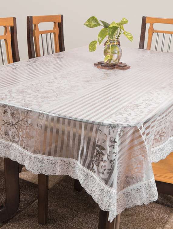 azalea elegant 6 seater pvc transparent table cover