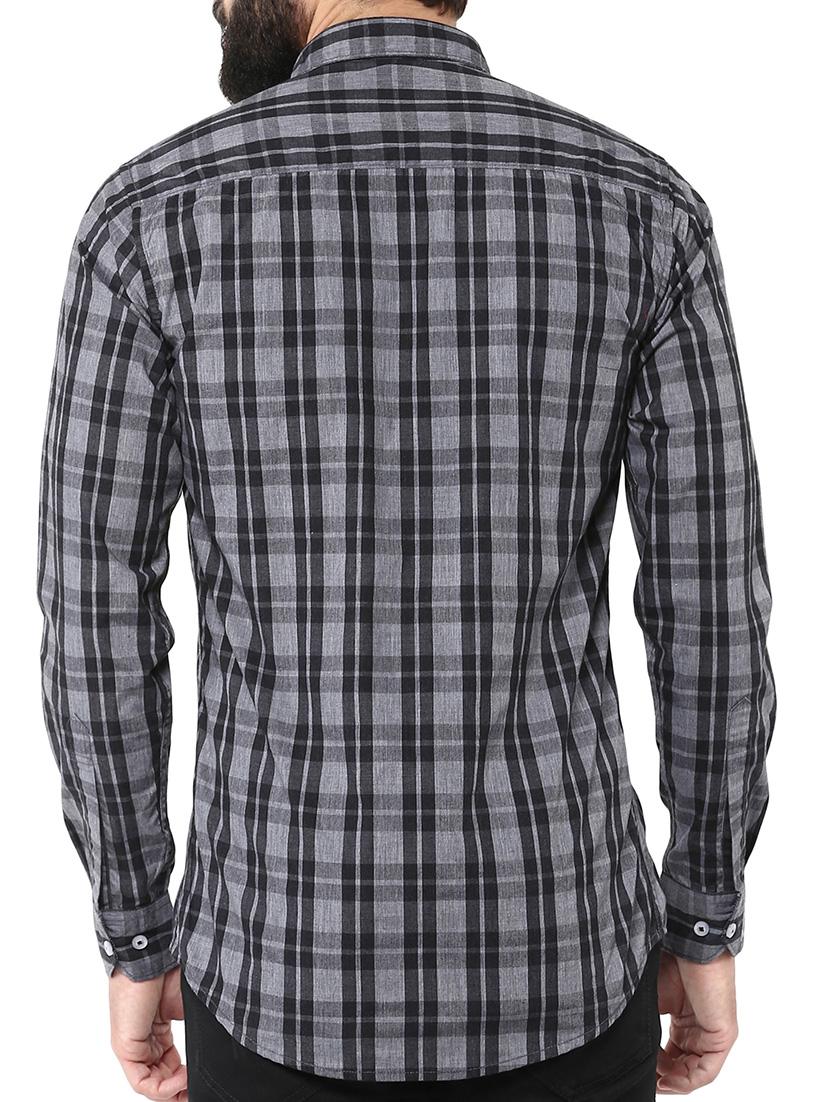 grey cotton casual shirt - 12292563 - Standard Image - 2