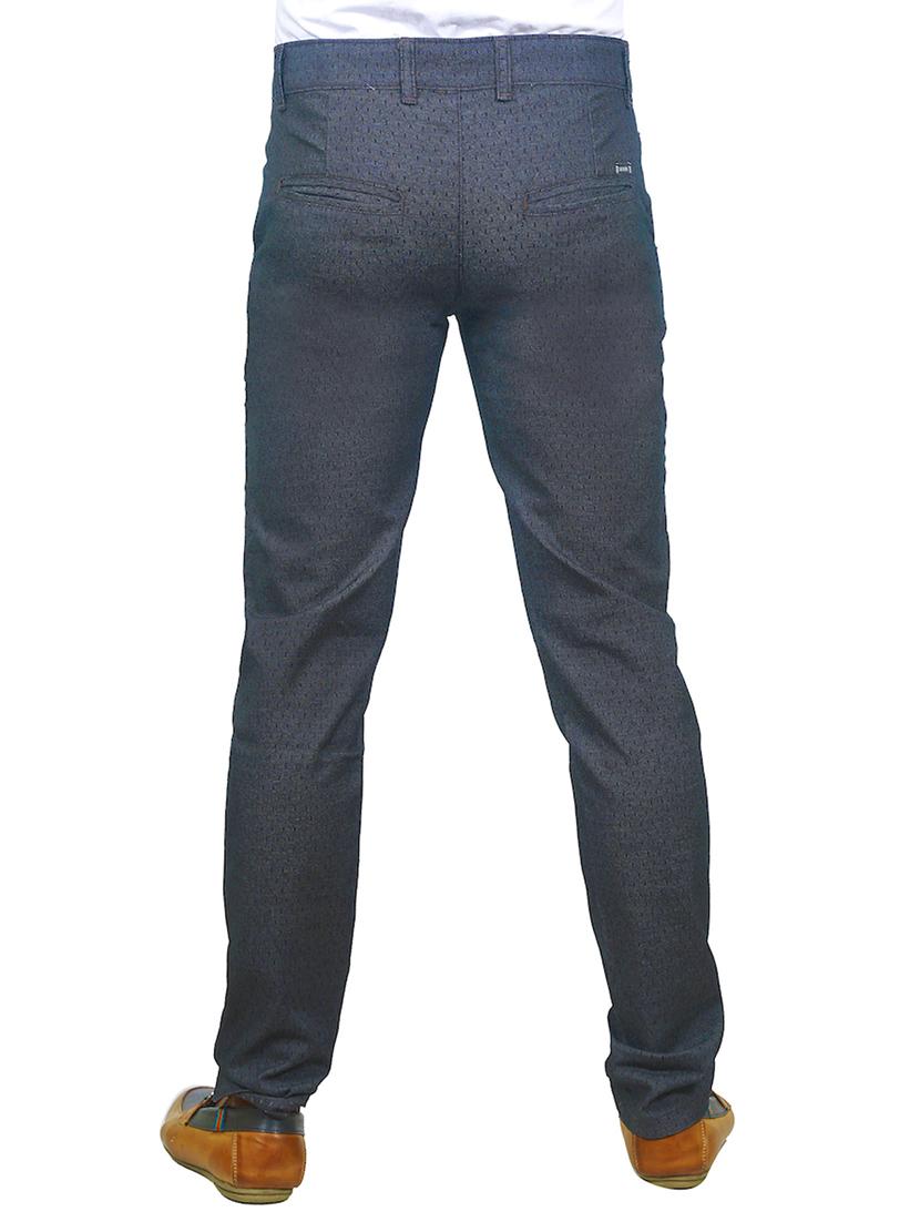 blue cotton chinos casual trousers - 12299244 - Standard Image - 2