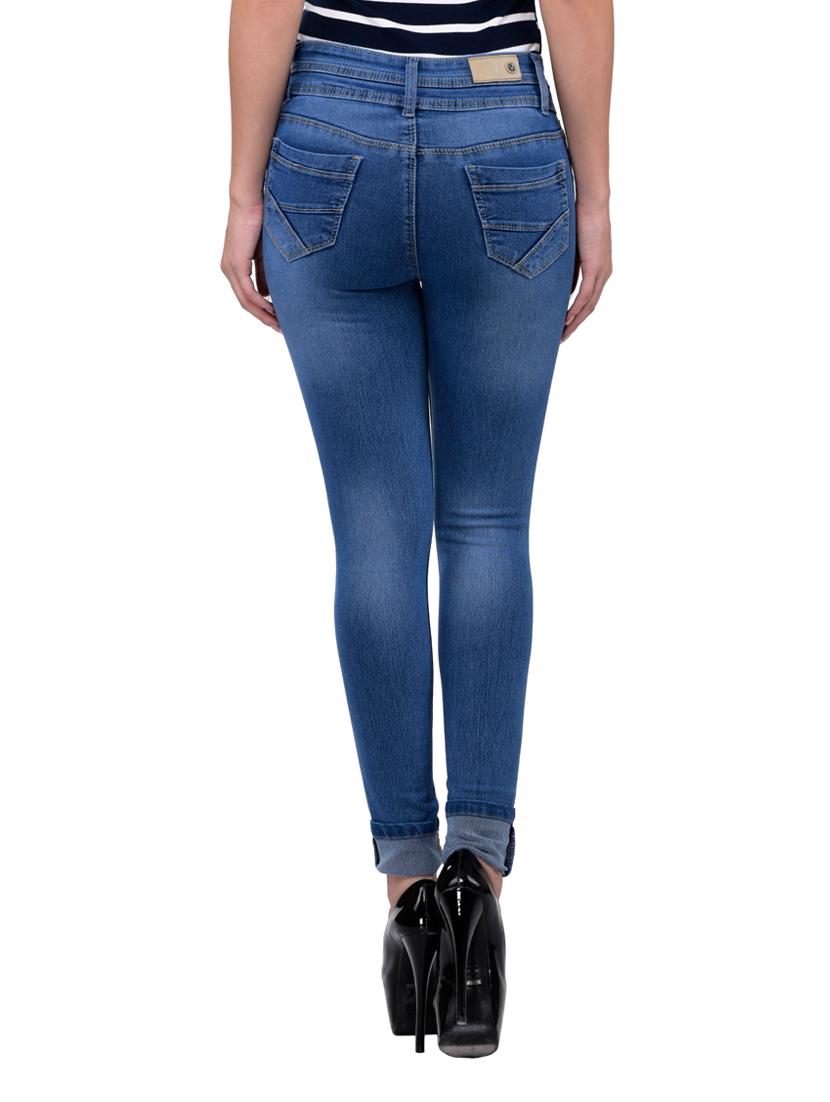women's plain slim fit jeans - 12327965 - Standard Image - 2