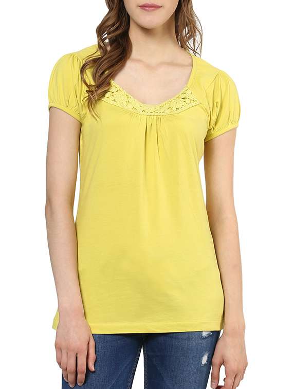 yellow cotton top