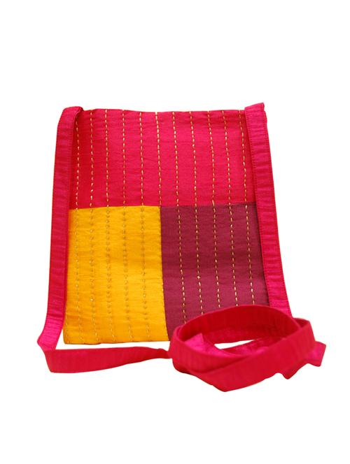 multi colored silk sling bag - 12347791 -  Standard Image - 0
