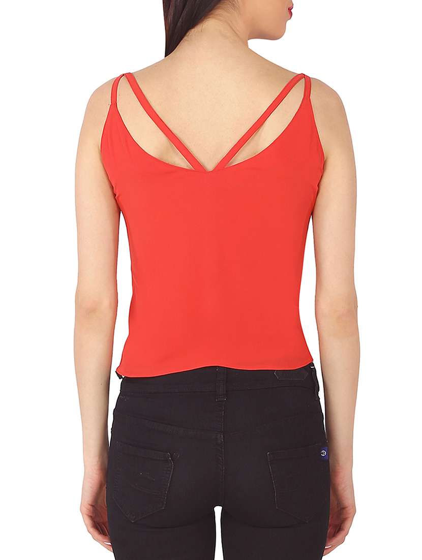 cut out back crop top - 12365076 -  Standard Image - 2
