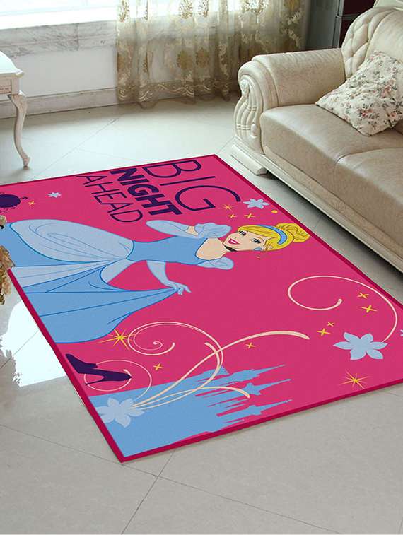 disney- athom trendz- princess- cinderella- carpet- 3ft x 5ft