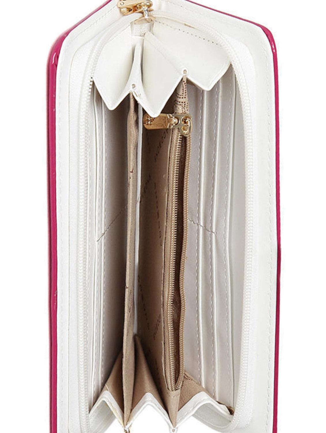 pink leatherette wallet - 12370198 - Standard Image - 2