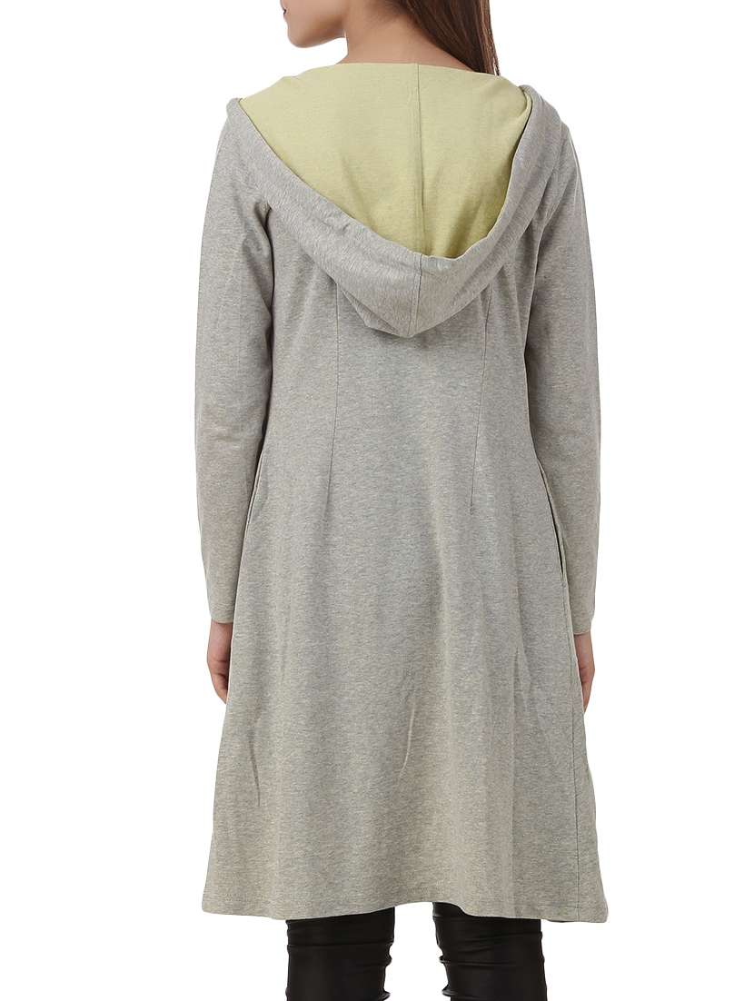 drawstring detail hooded shrug - 12375431 -  Standard Image - 2