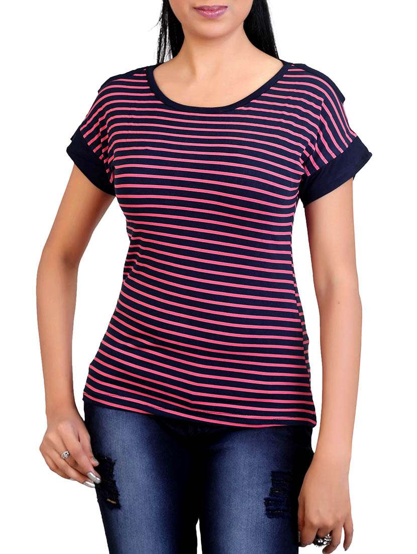 navy blue viscose top