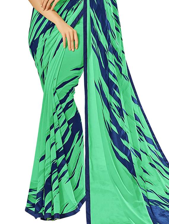 geometric printed saree - 12382403 - Standard Image - 2