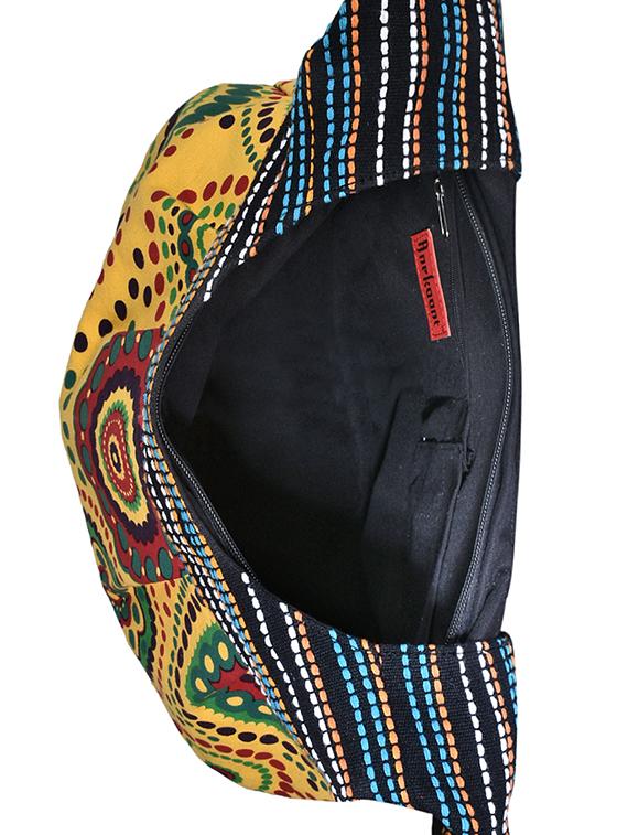 multi printed canvas sling bag - 12403126 - Standard Image - 2