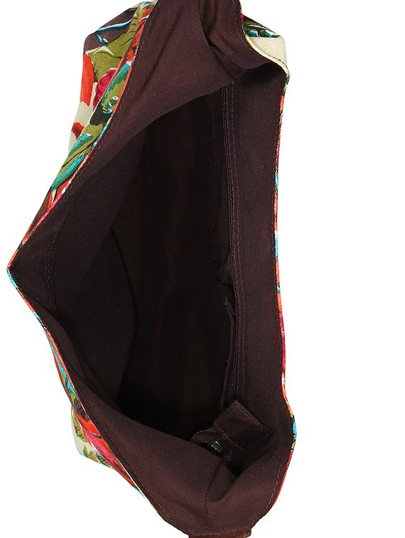 multi printed canvas sling bag - 12403584 - Standard Image - 2