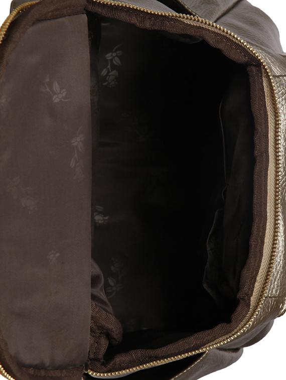 metallic leatherette backpack - 12404132 - Standard Image - 2