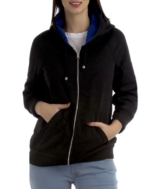 women's solid sweatshirt combo - 12405992 - Standard Image - 2