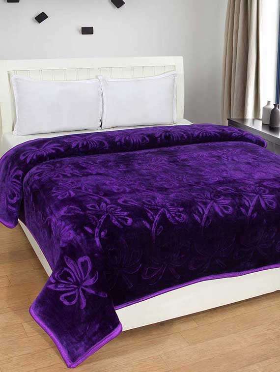 k decor soft & cozy single bed mink blanket (msb-004)