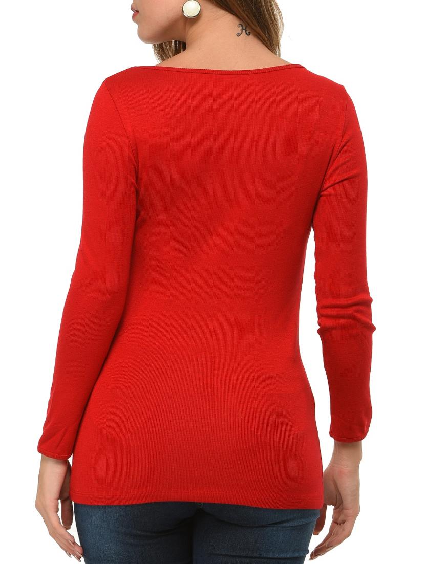red viscose regular top - 12420609 - Standard Image - 2