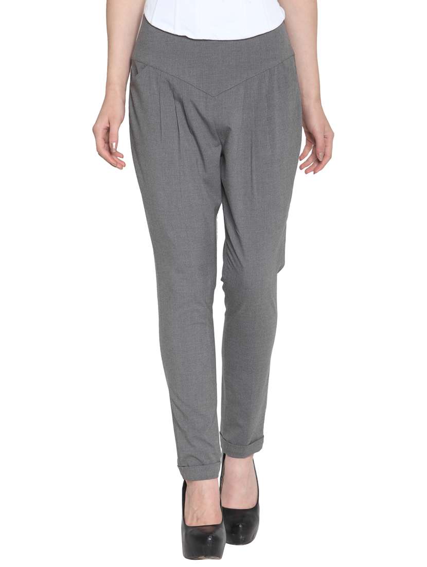 pleat detail peg trouser