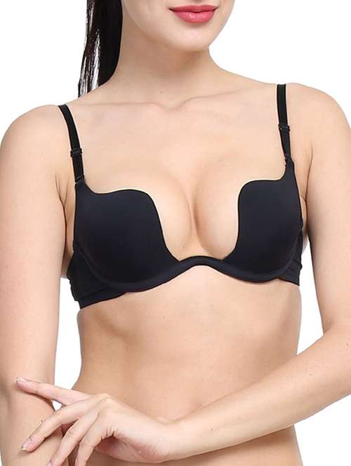multi-way strap plunge bra