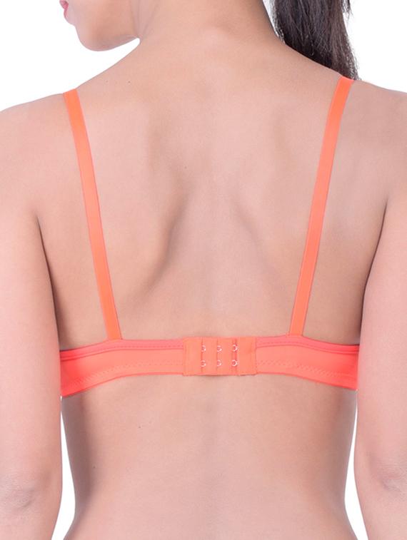 orange cotton bra - 12455896 - Standard Image - 2