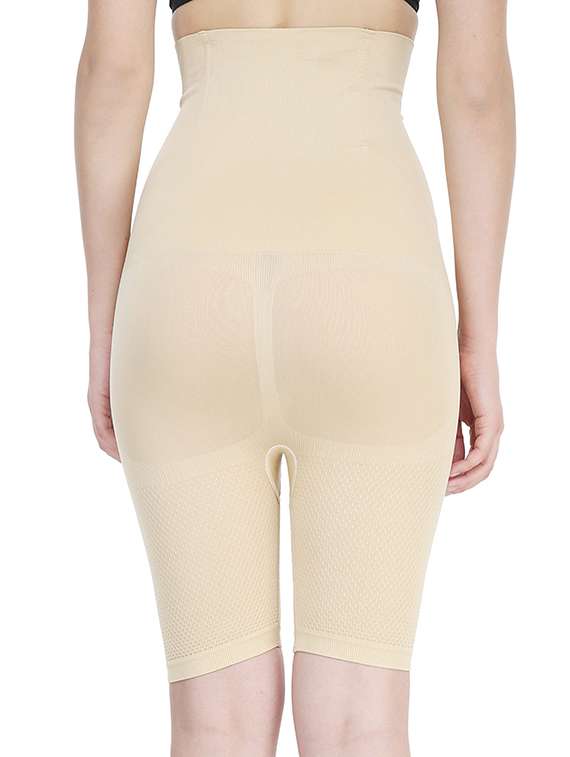beige cotton shaper thighs - 12456016 -  Standard Image - 2