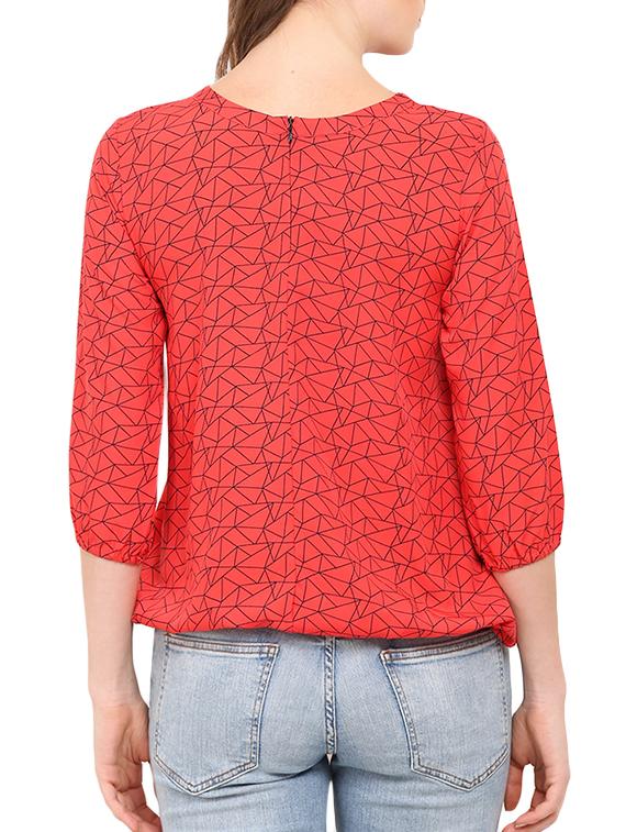 red printed balloon straight top - 12462183 - Standard Image - 2
