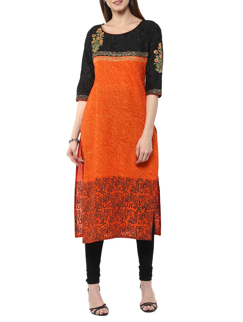 women's straight kurta