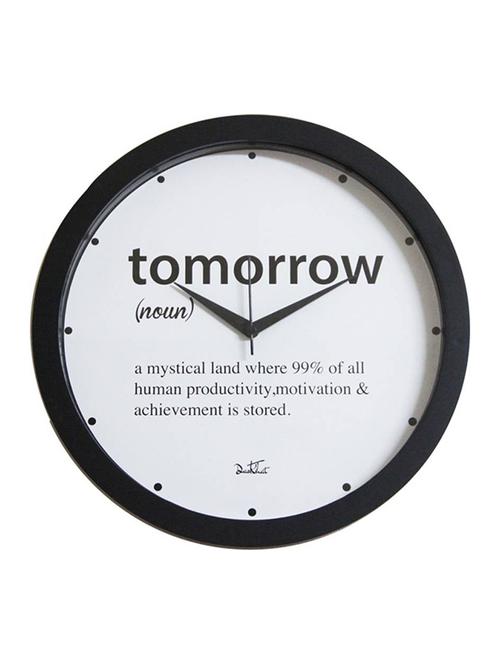 tomorrow wall clock - 12481149 -  Standard Image - 0