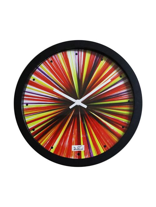 multicolor rays wall clock - 12481167 - Standard Image - 0