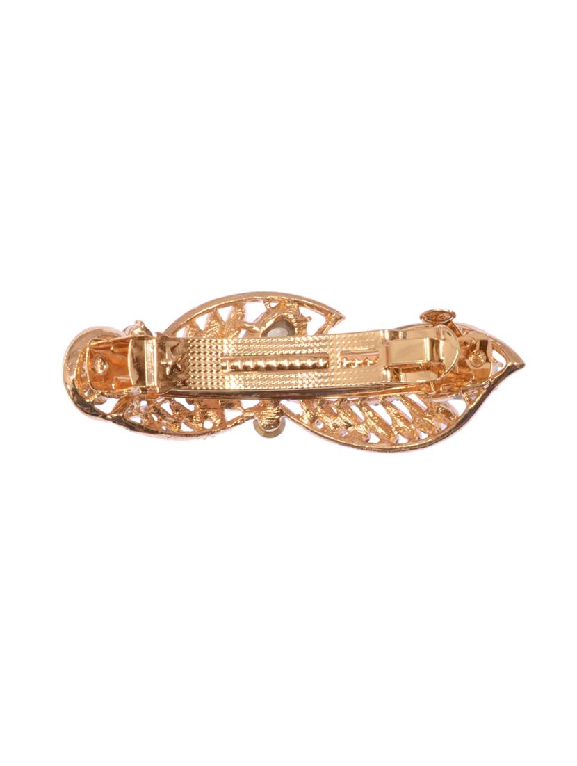 stone embellished hair clip - 12489961 - Standard Image - 2