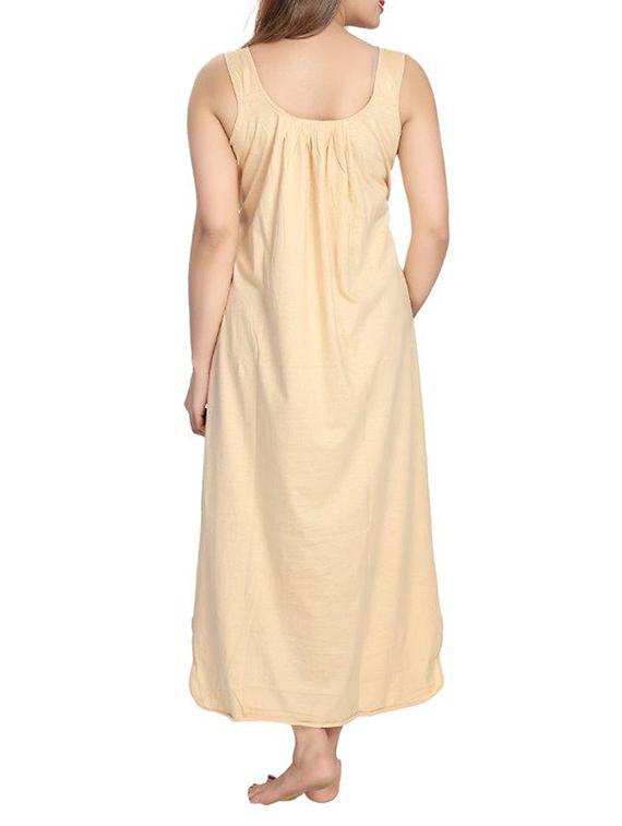 beige cotton gown - 12495392 - Standard Image - 2