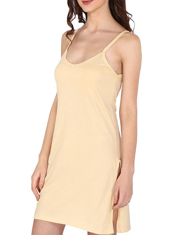 set of 3 beige cotton camisoles - 12516141 - Standard Image - 2