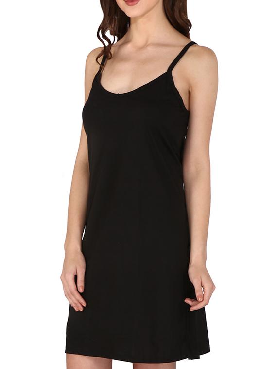 set of 3 black cotton camisoles - 12516142 - Standard Image - 2