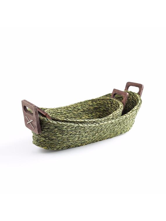 unravel india sabai bread basket(set of 2) - 12526212 - Standard Image - 2