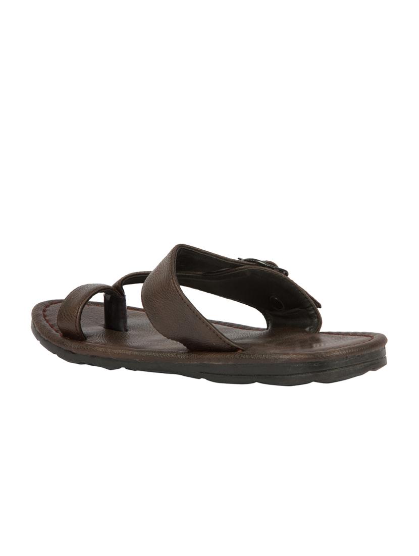 brown leatherette slipper - 12527420 - Standard Image - 2