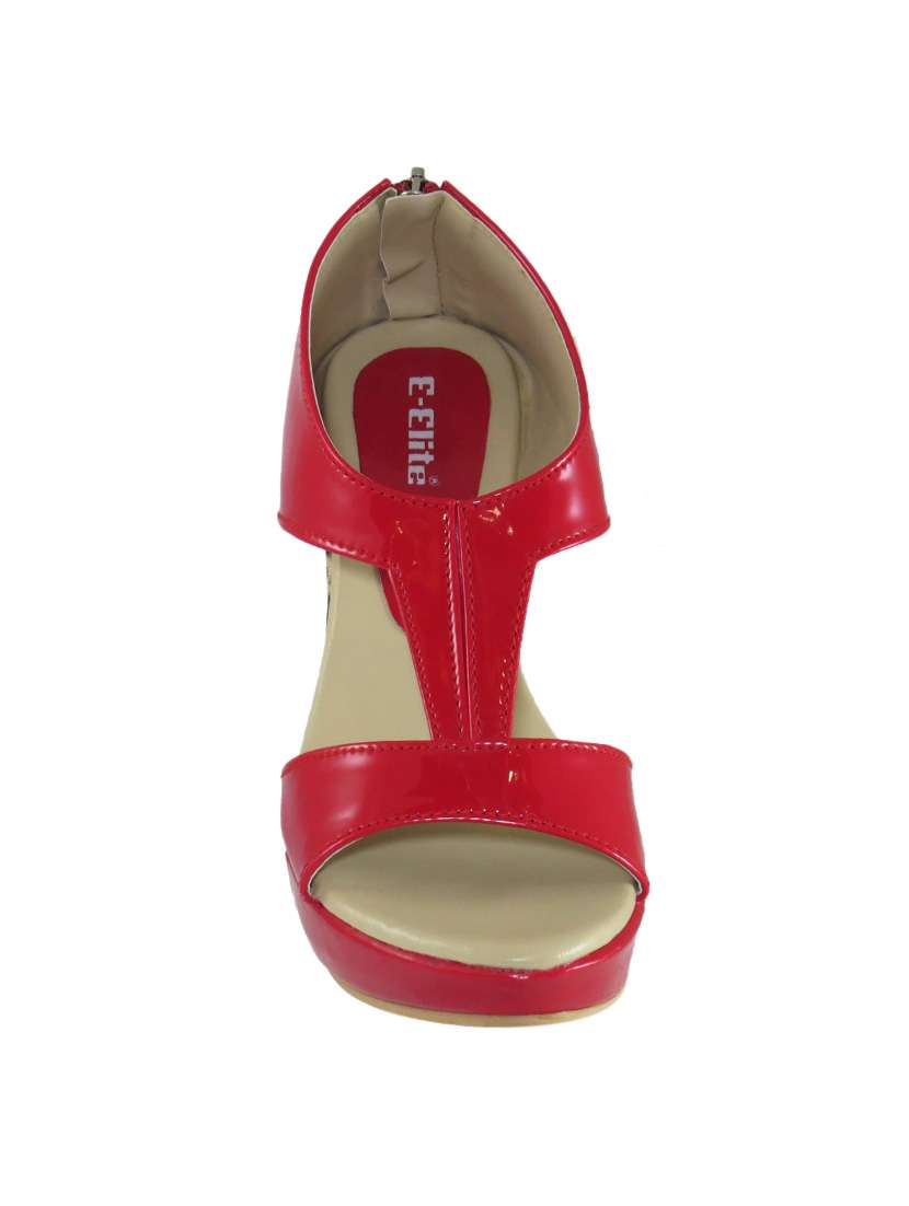 red closed back sandal - 12543029 - Standard Image - 2