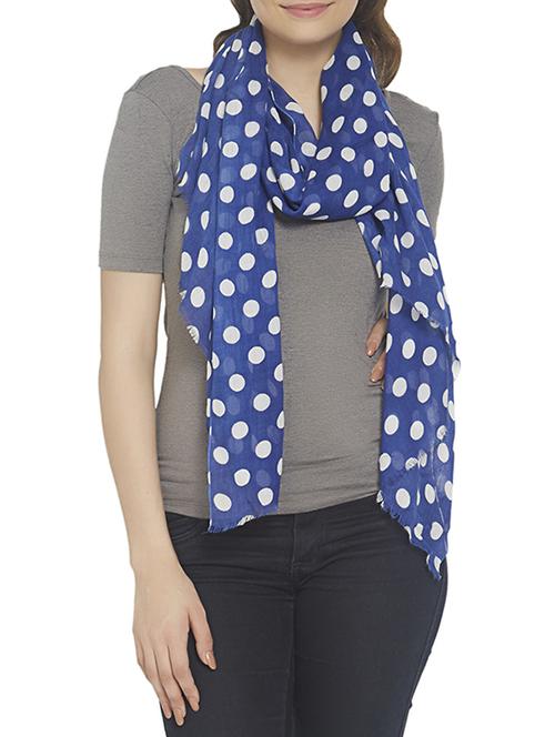 blue viscose scarf - 12575221 - Standard Image - 0