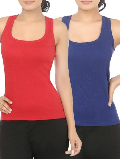set of 2 multicolored cotton tees - 12576836 - Standard Image - 0