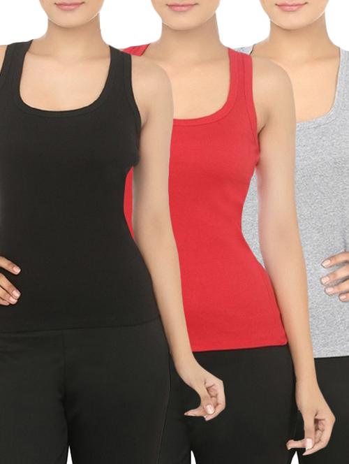 set of 3 multicolored cotton tees - 12576849 -  Standard Image - 0