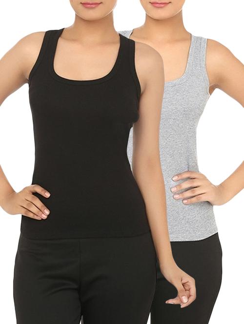 set of 2 multicolored cotton tees - 12576886 - Standard Image - 0